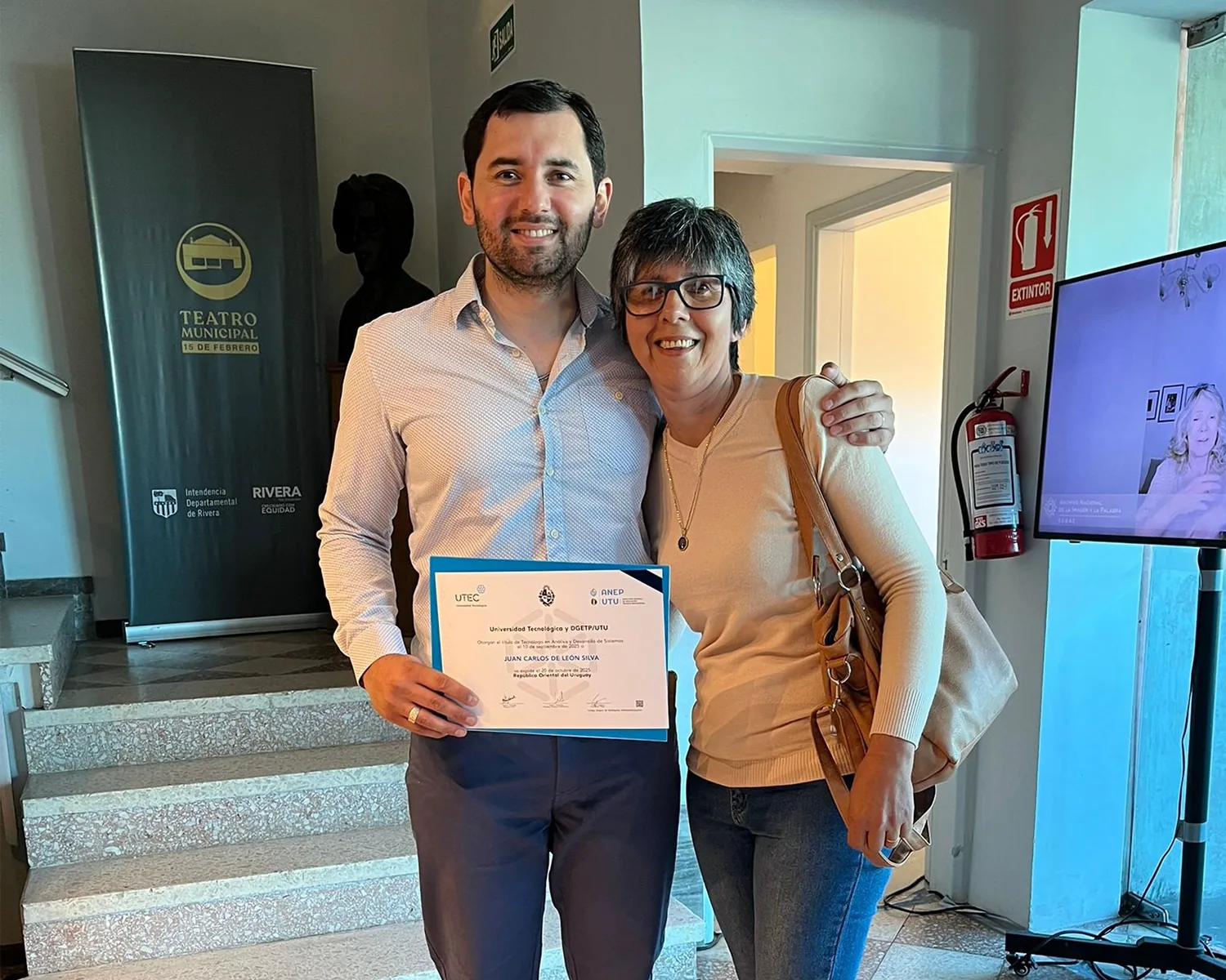 Formatura UTEC - Entrega de diploma